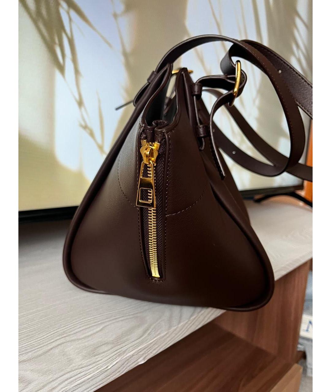 LOEWE Коричневая кожаная сумка тоут, фото 3