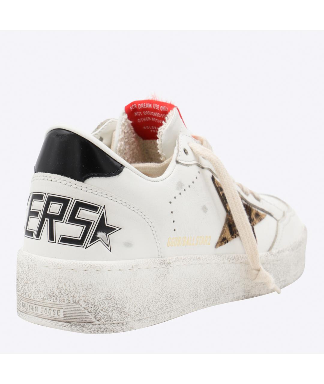GOLDEN GOOSE Белые кожаные кеды, фото 6