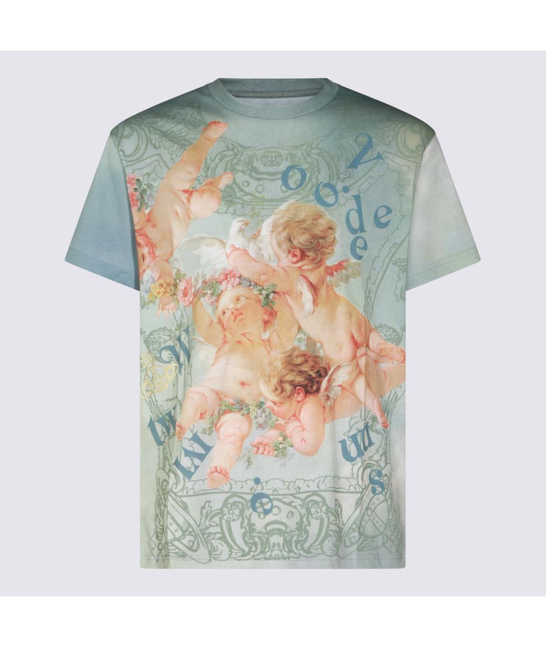 VIVIENNE WESTWOOD Мульти хлопковая футболка, фото 2