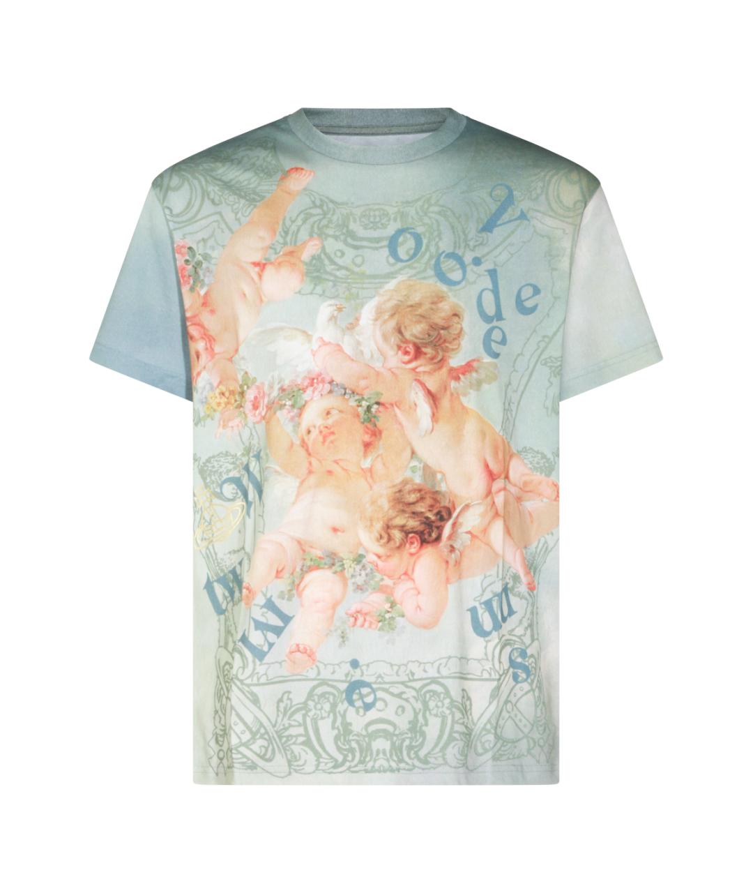 VIVIENNE WESTWOOD Мульти хлопковая футболка, фото 1