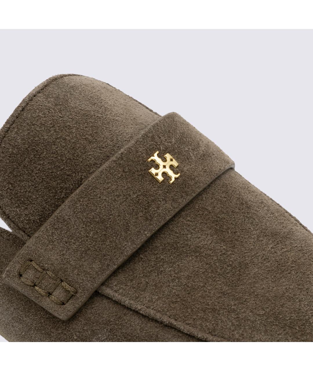 TORY BURCH Бежевые кожаные сабо, фото 7
