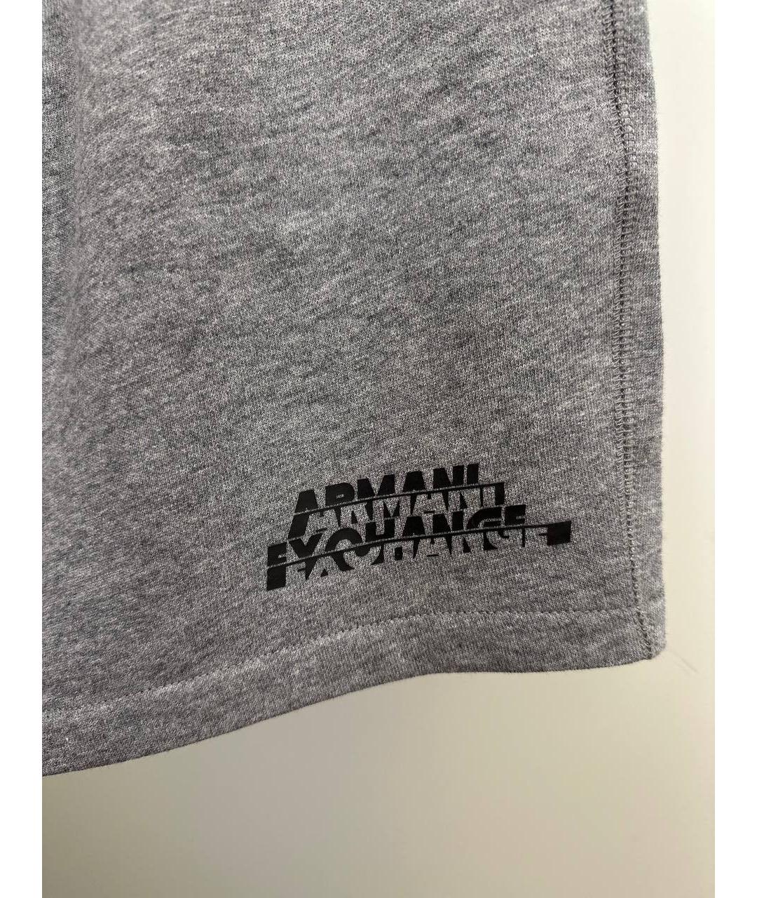 ARMANI EXCHANGE Серые хлопковые шорты, фото 2