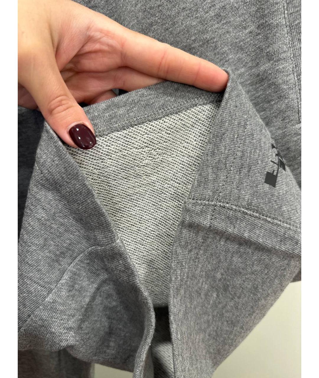 ARMANI EXCHANGE Серые хлопковые шорты, фото 4