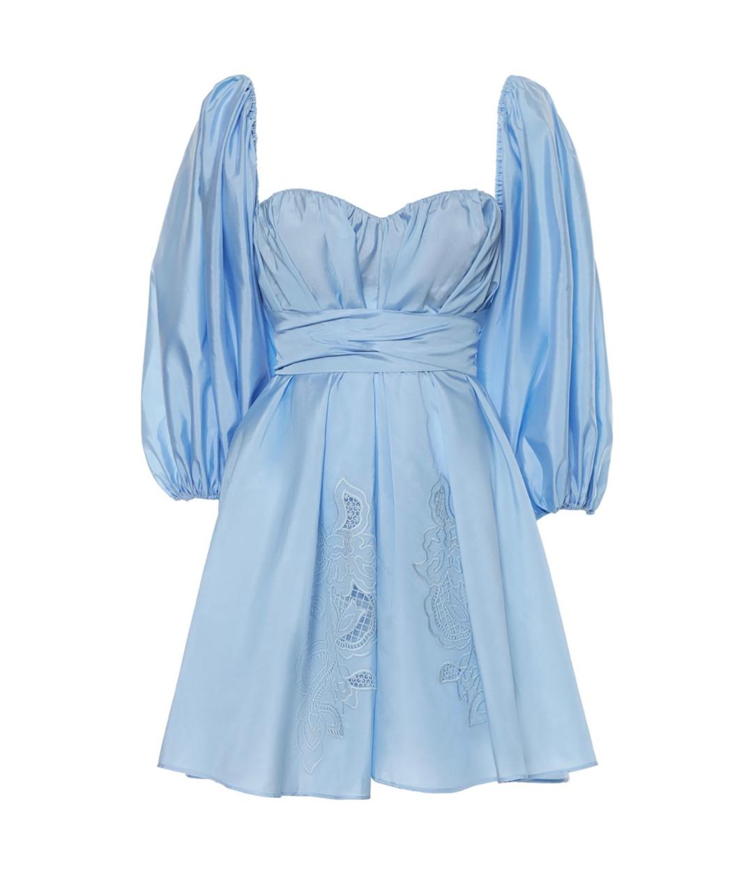 ZUHAIR MURAD Голубое полиэстеровое коктейльное платье, фото 1