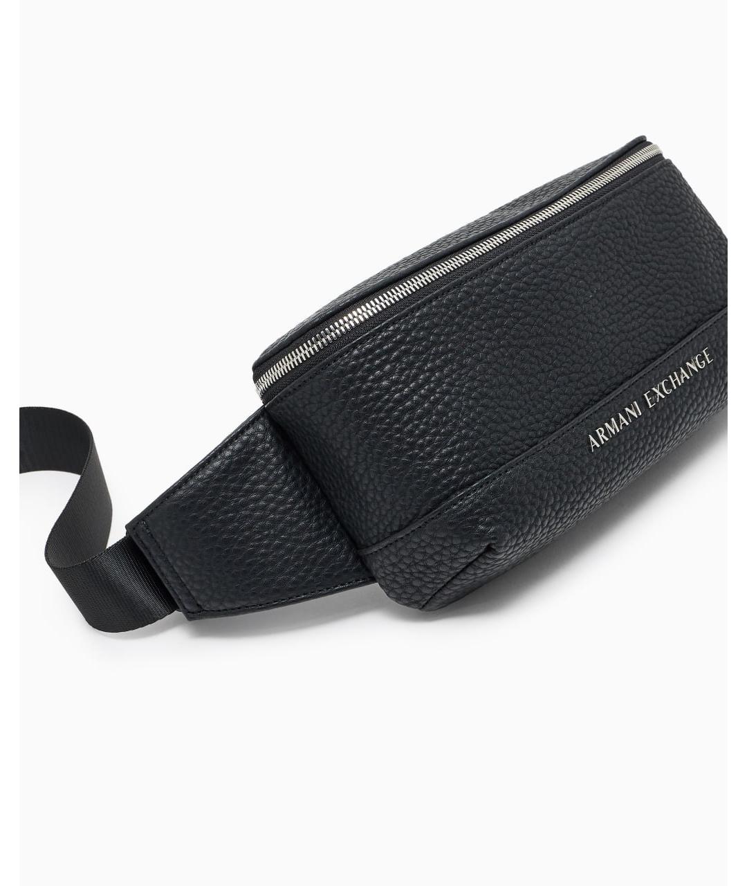 ARMANI EXCHANGE Черная поясная сумка, фото 3