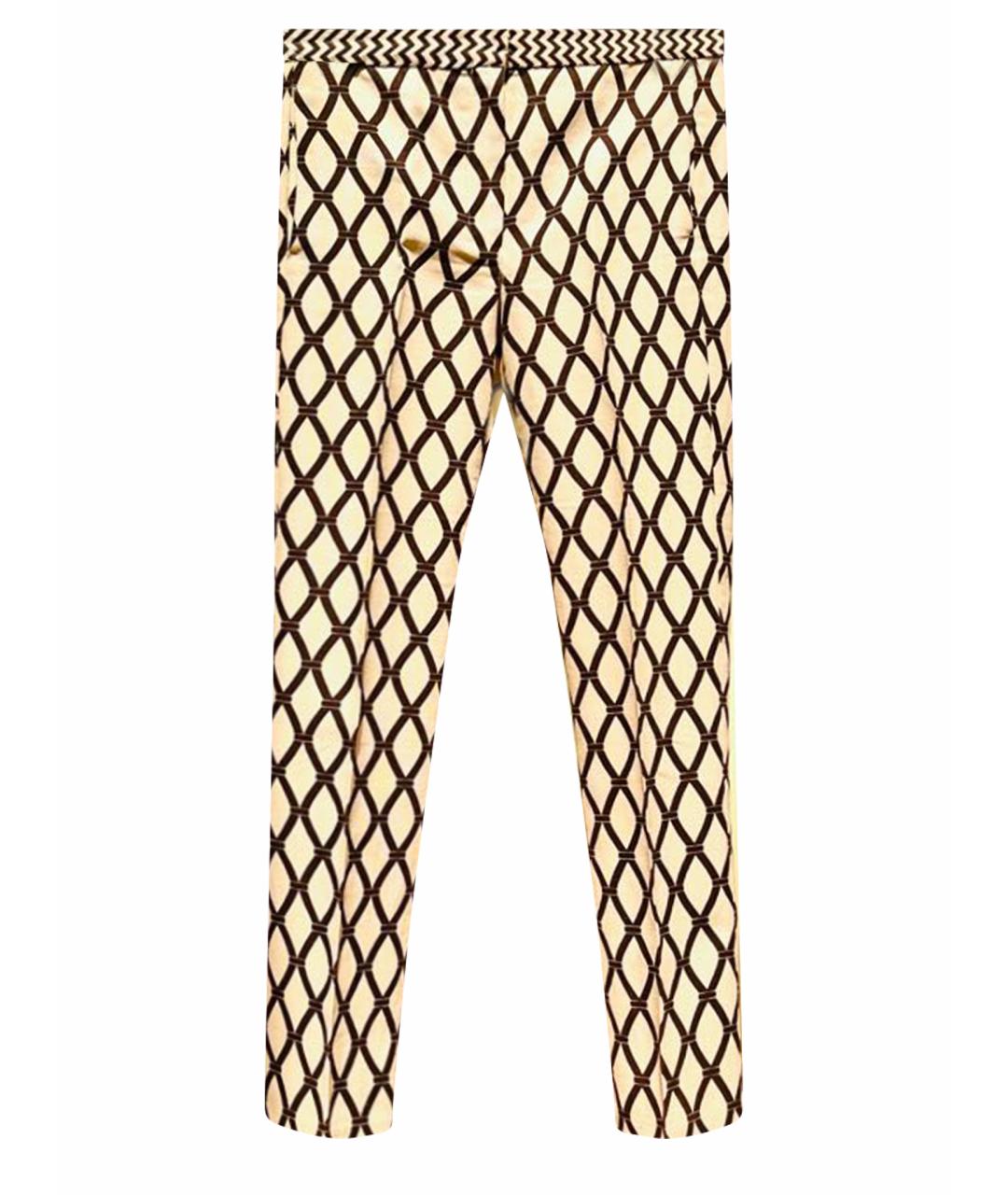 'S MAX MARA Бежевые льняные прямые брюки, фото 1