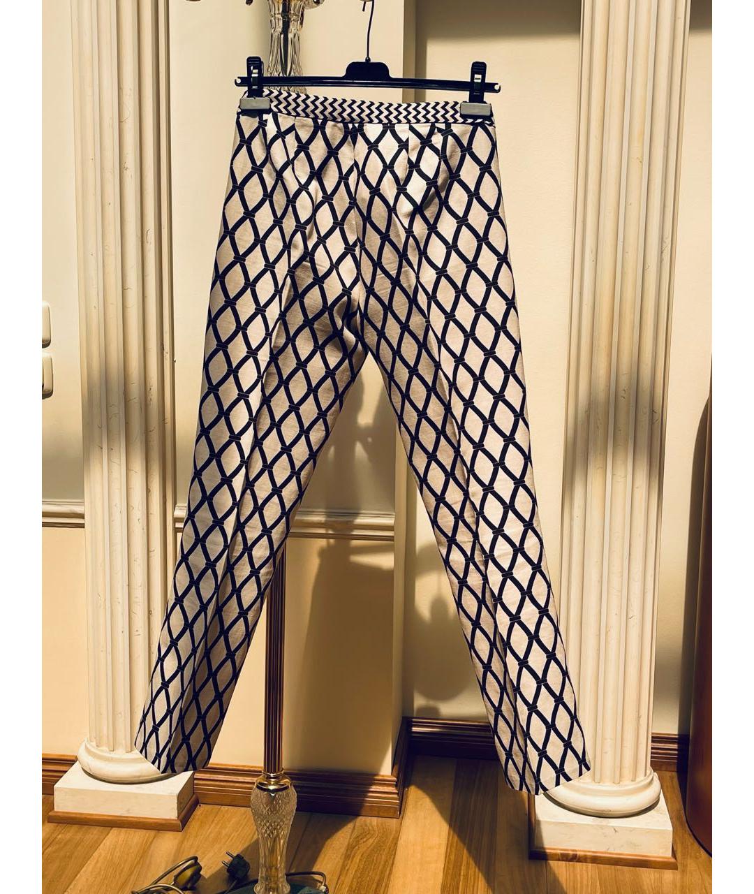 'S MAX MARA Бежевые льняные прямые брюки, фото 2