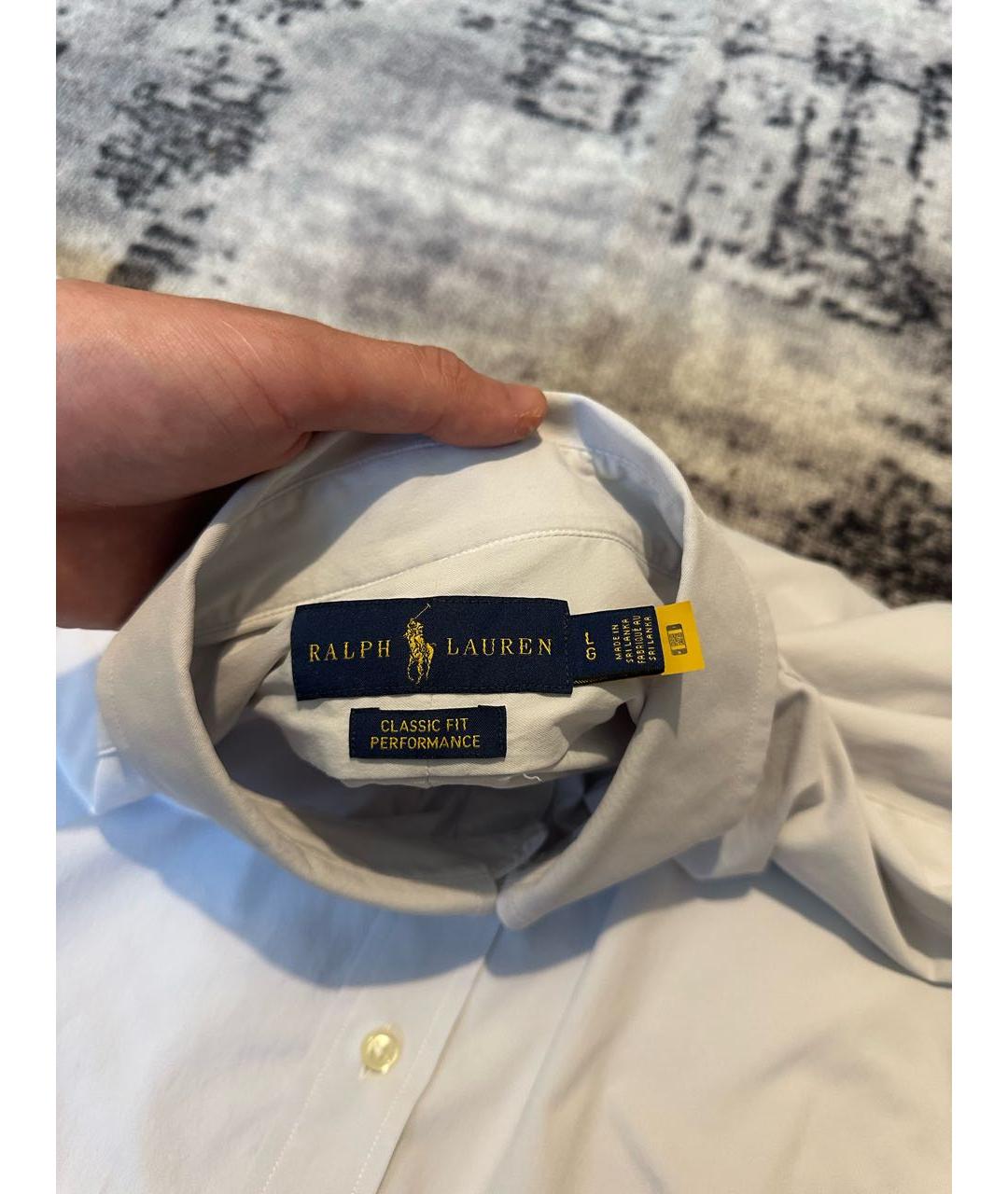 POLO RALPH LAUREN Голубая классическая рубашка, фото 4