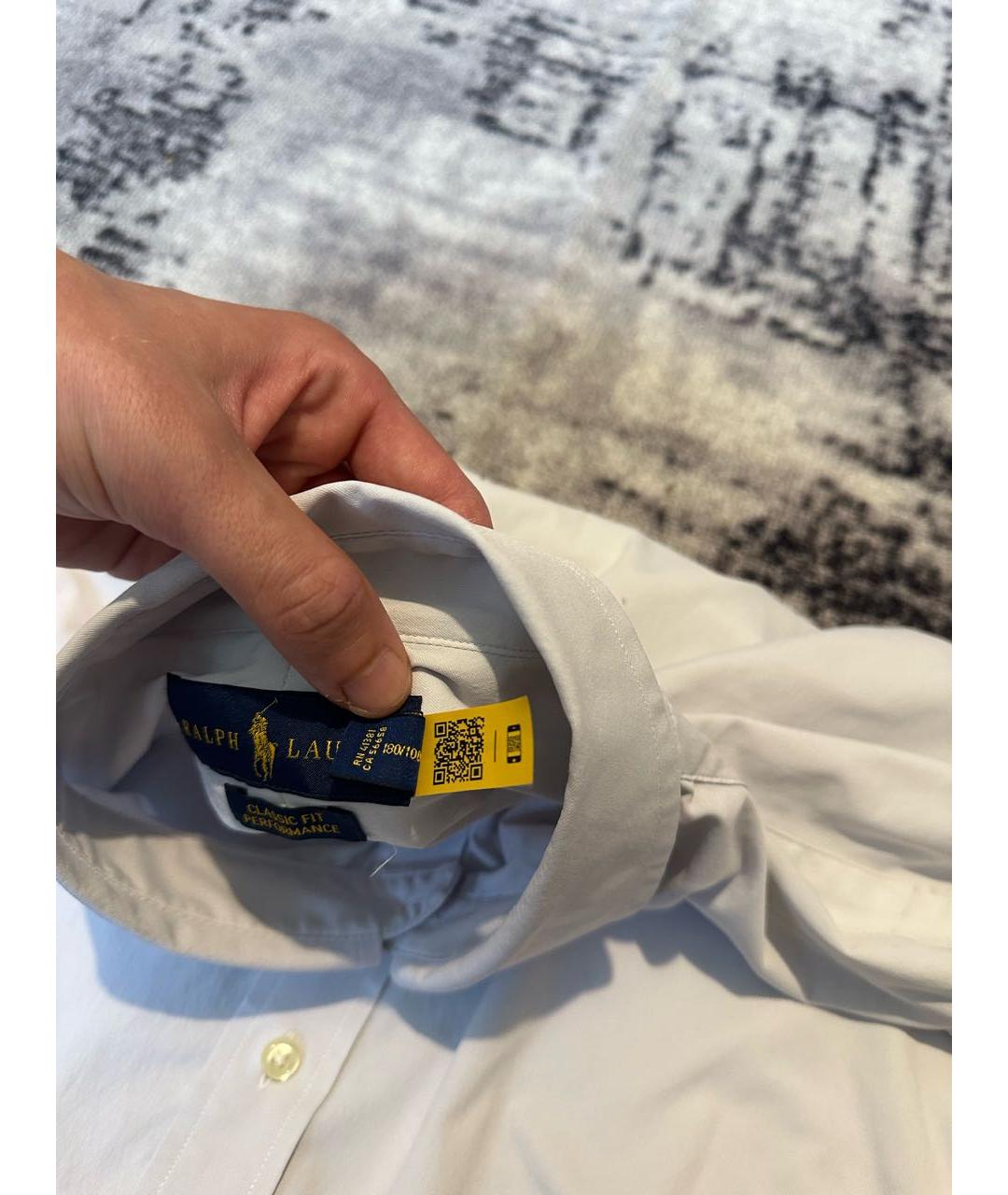 POLO RALPH LAUREN Голубая классическая рубашка, фото 5