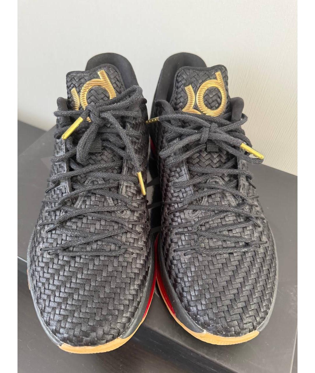 NIKE Черные низкие кроссовки / кеды, фото 2