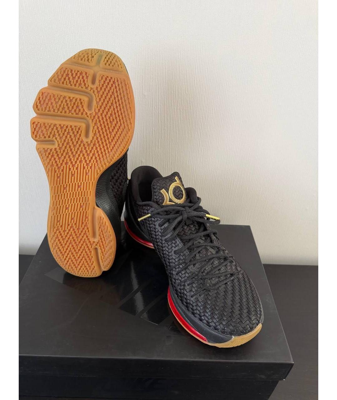 NIKE Черные низкие кроссовки / кеды, фото 4