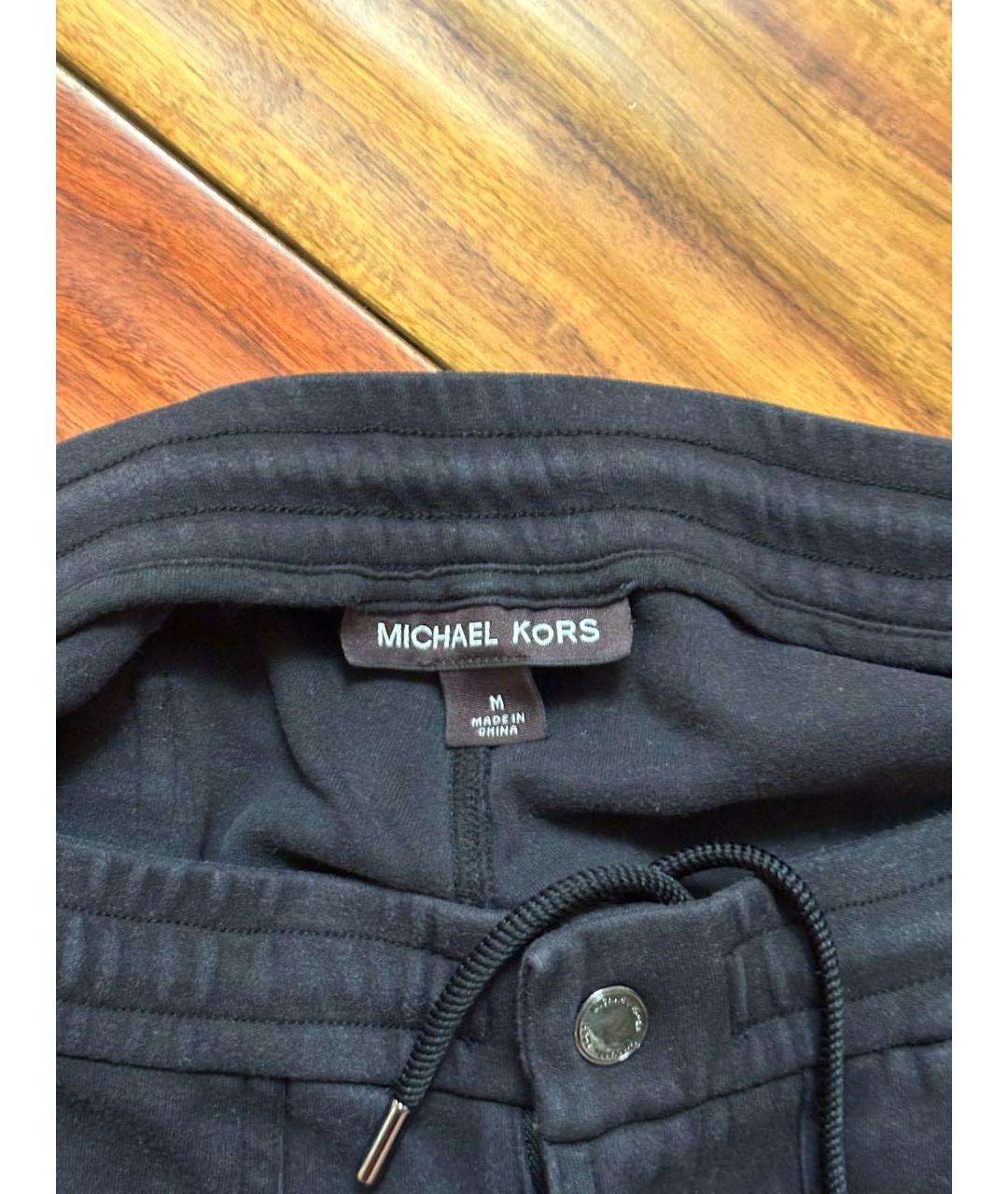 MICHAEL KORS Черный хлопковый спортивный костюм, фото 6