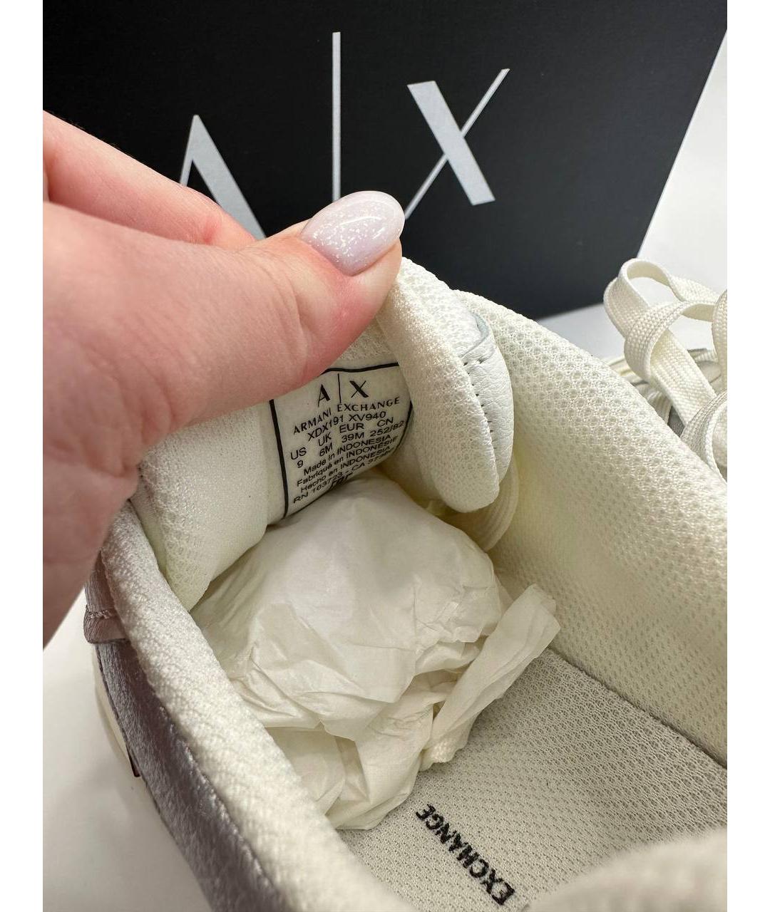 ARMANI EXCHANGE Белые кроссовки, фото 7