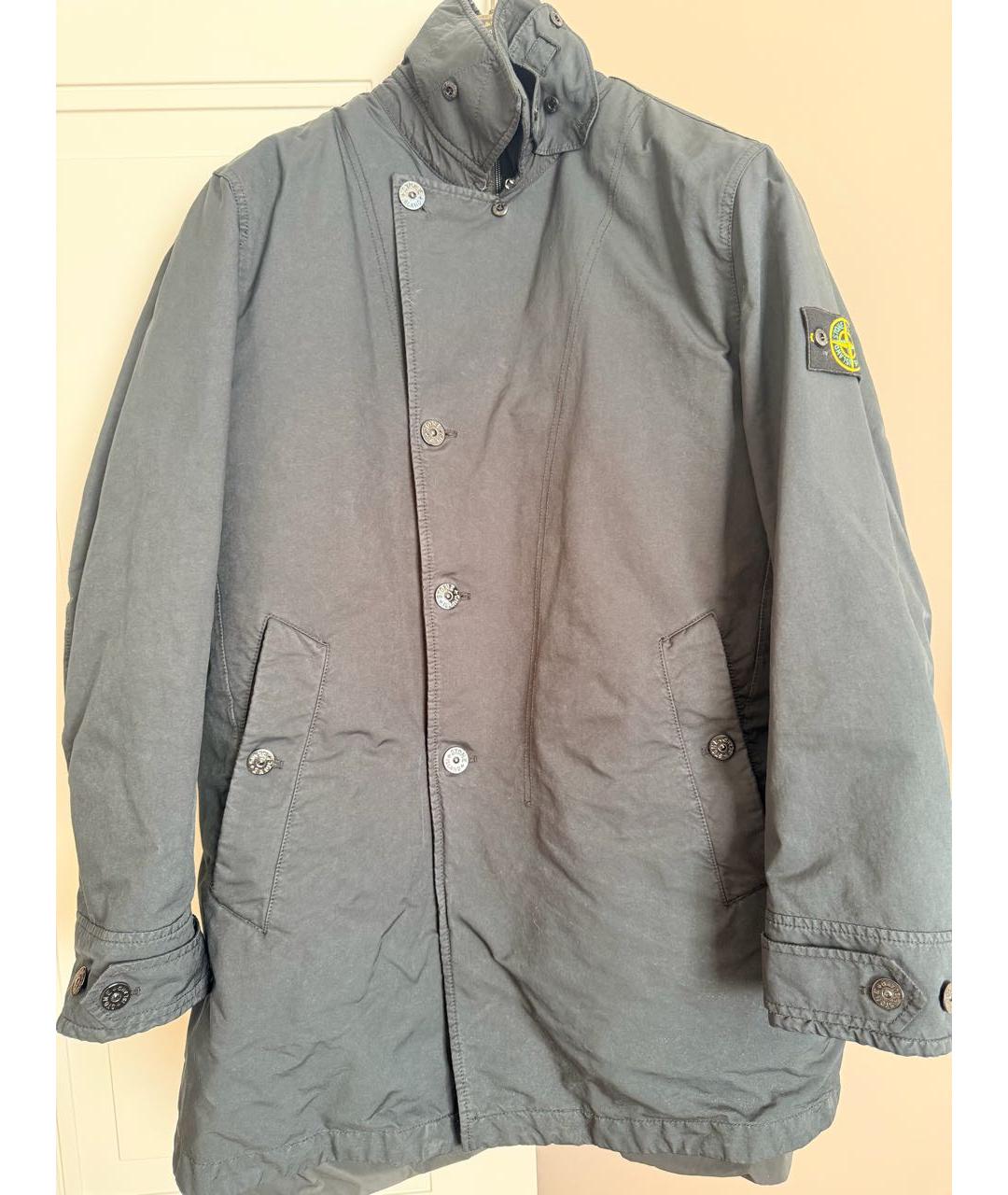 STONE ISLAND Черная полиэстеровая парка, фото 9