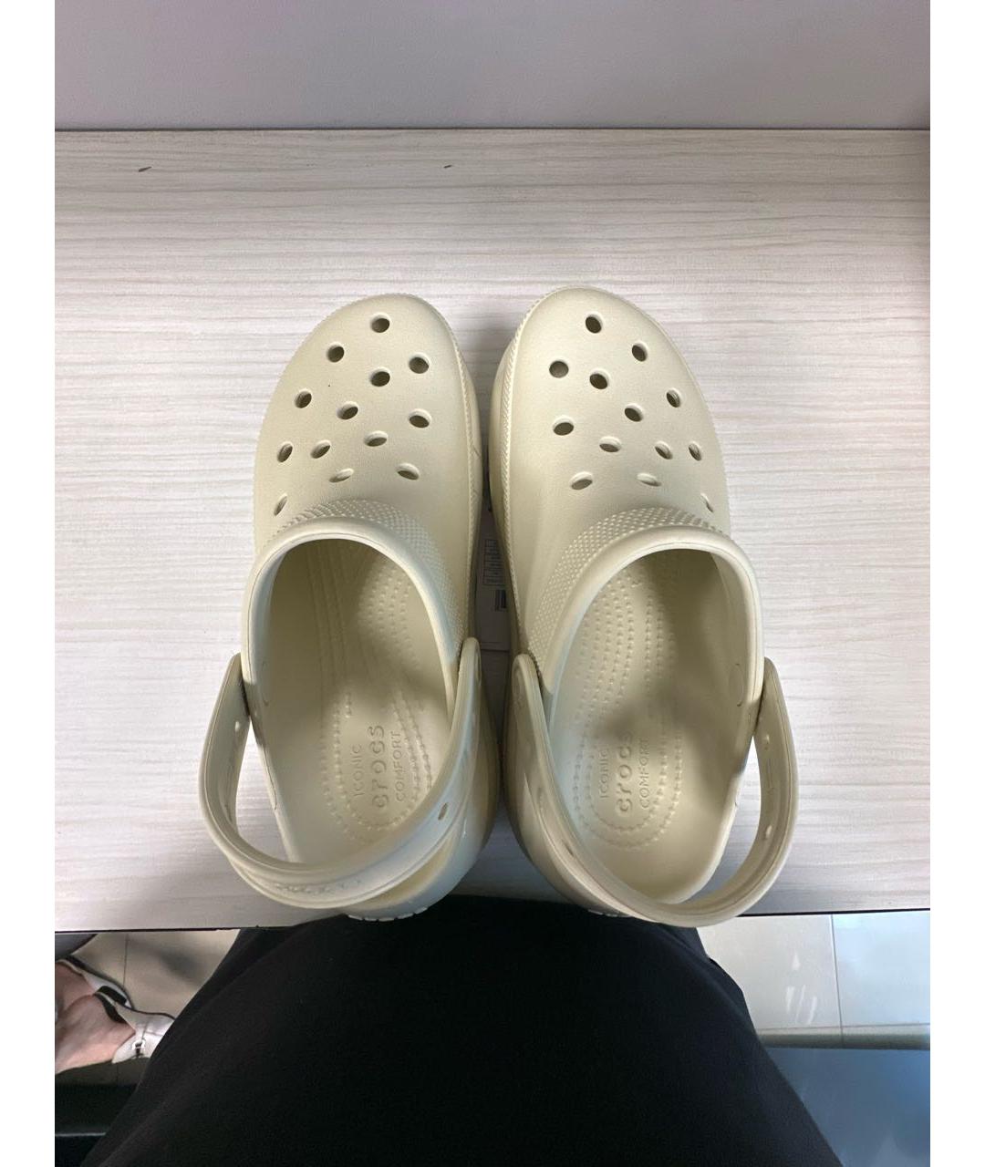 CROCS Серые резиновые сабо, фото 3