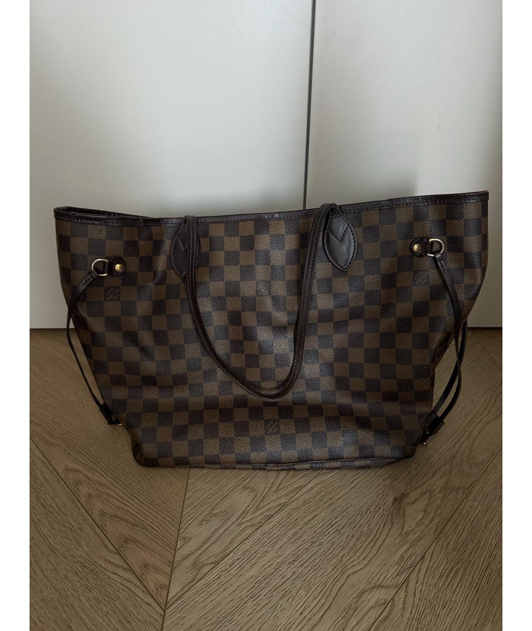 LOUIS VUITTON Коричневая сумка тоут, фото 3