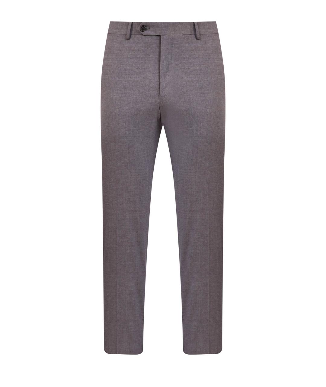 CANALI Бежевые шерстяные повседневные брюки, фото 1