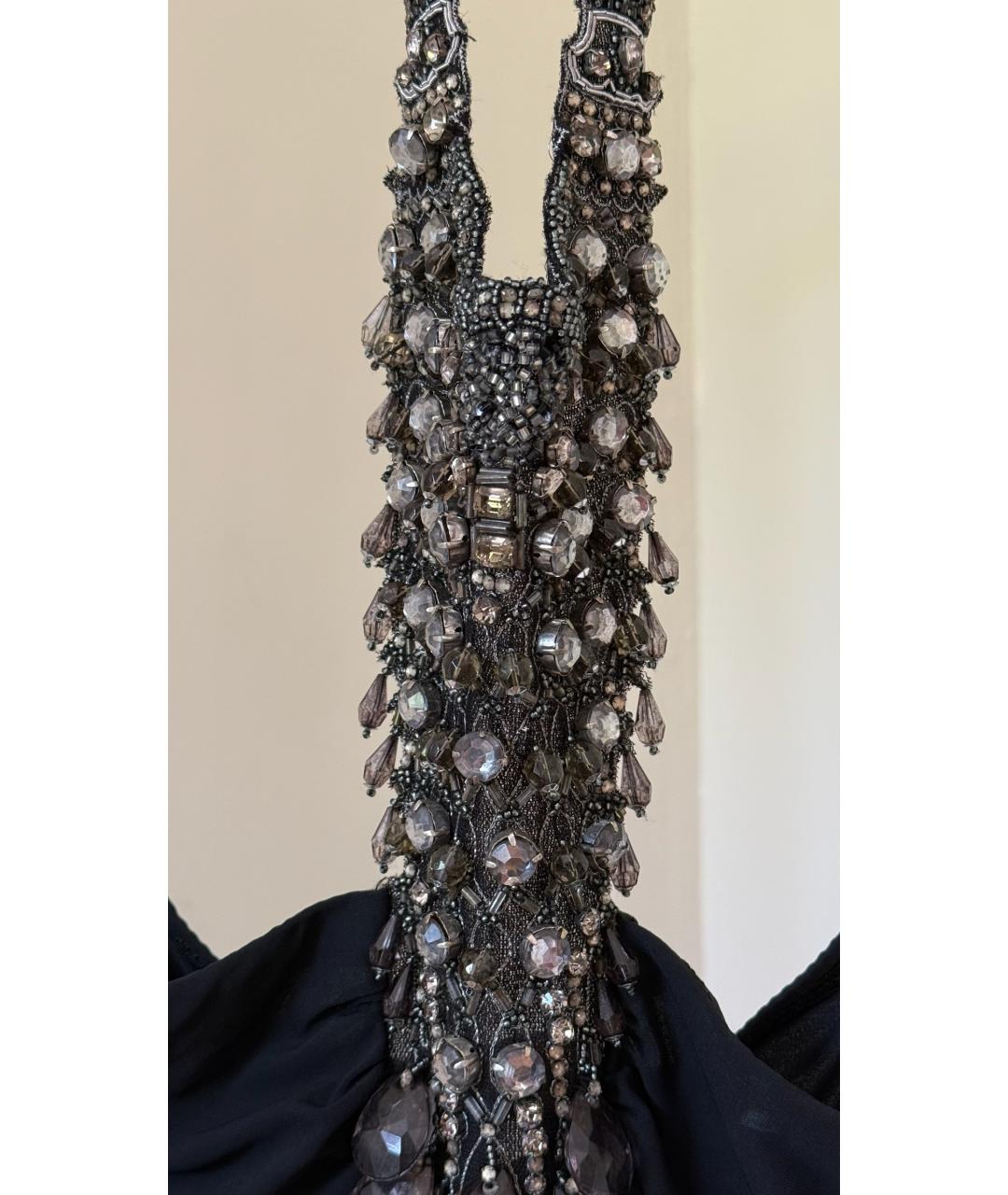 ROBERTO CAVALLI Черное вечернее платье, фото 3