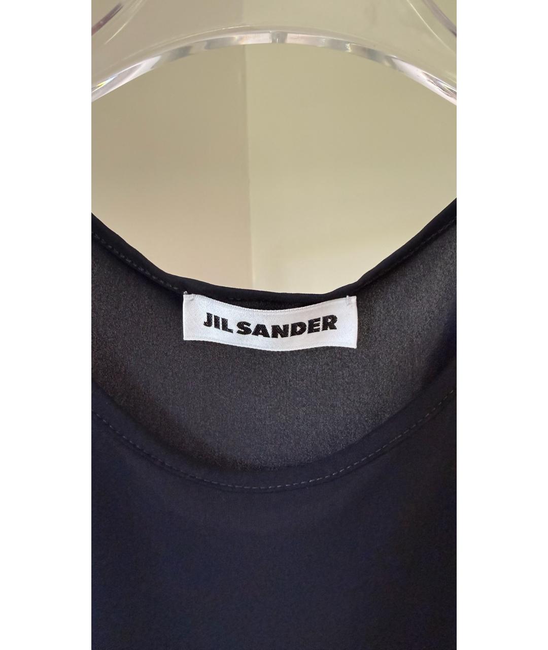 JIL SANDER Черное вечернее платье, фото 5