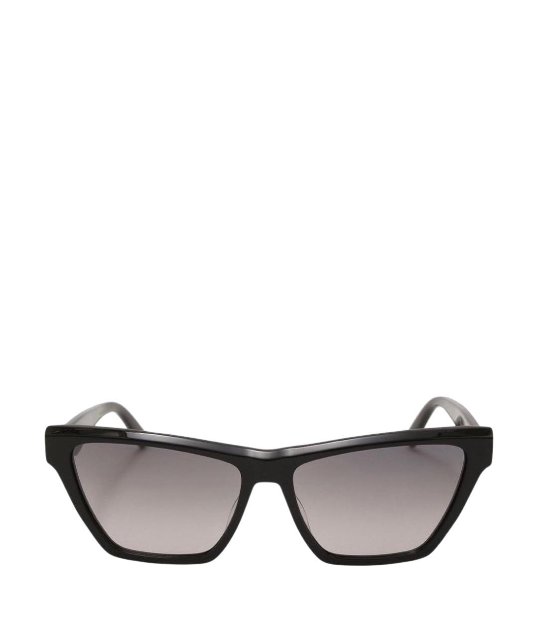 SAINT LAURENT Черные пластиковые солнцезащитные очки, фото 1