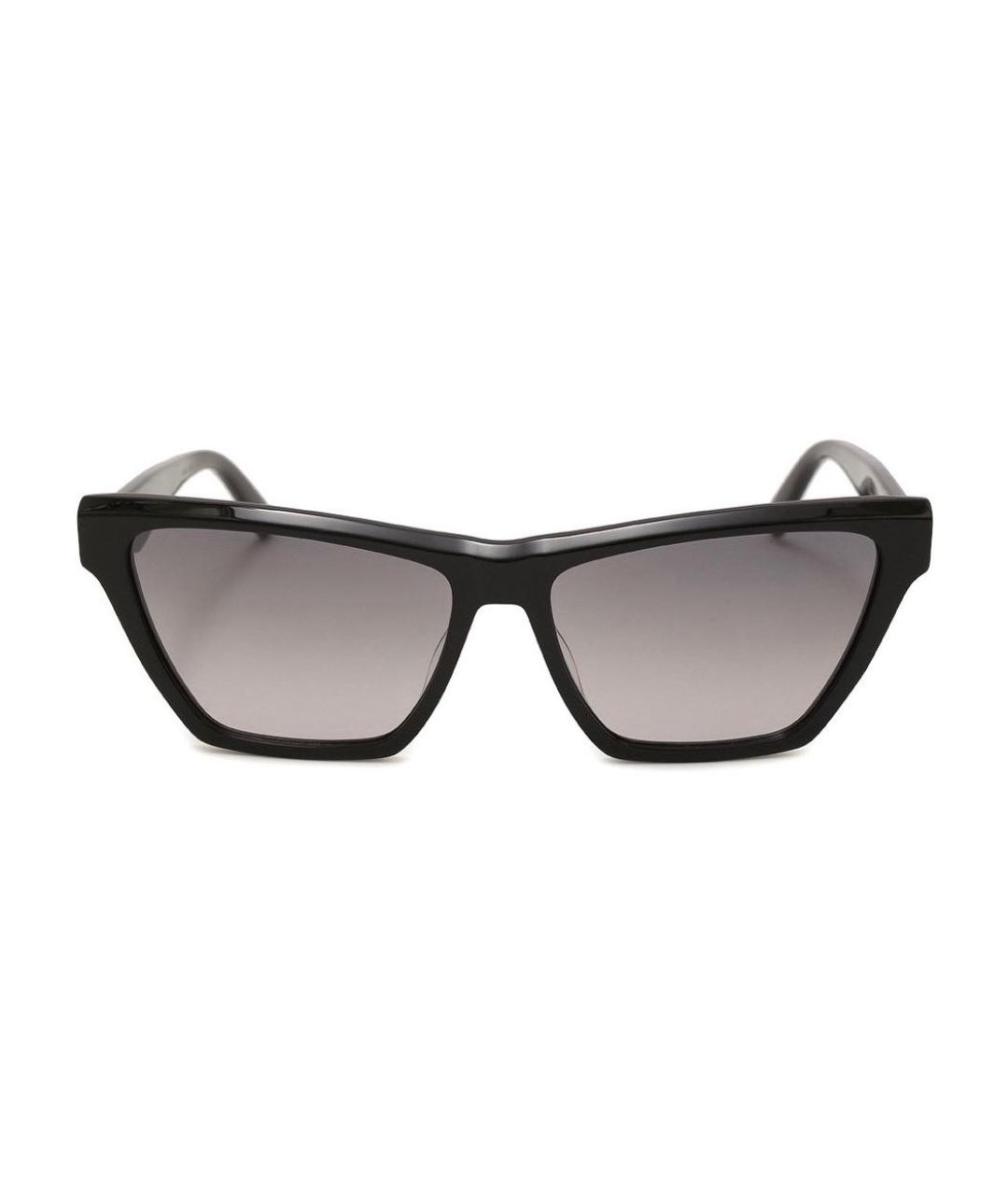 SAINT LAURENT Черные пластиковые солнцезащитные очки, фото 8
