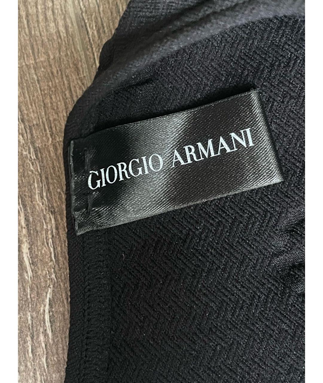 GIORGIO ARMANI Черное полиамидовое боди, фото 3