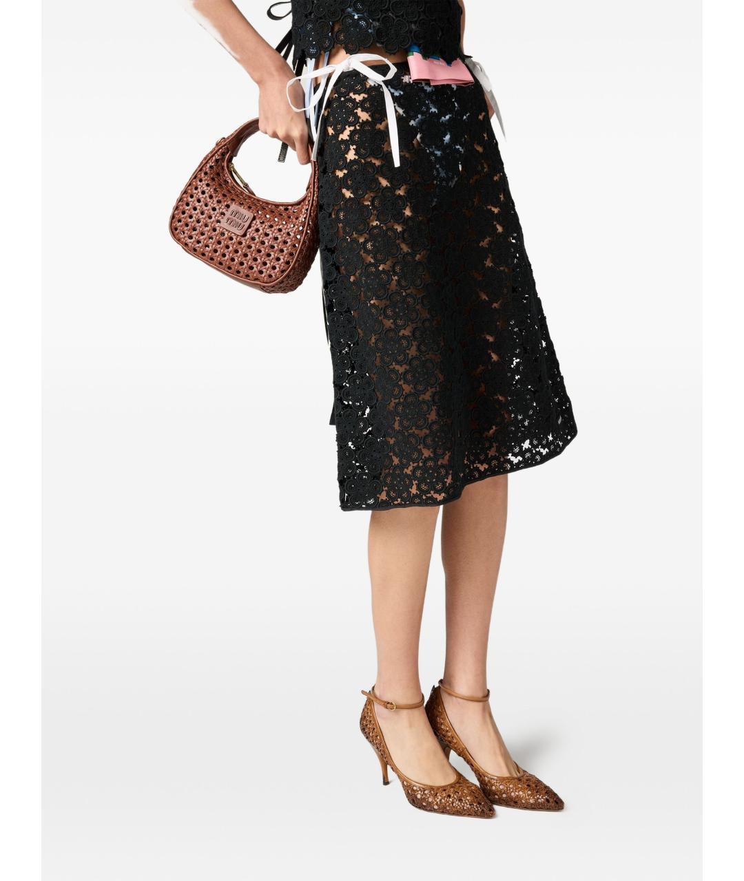 MIU MIU Коричневые кожаные туфли, фото 2