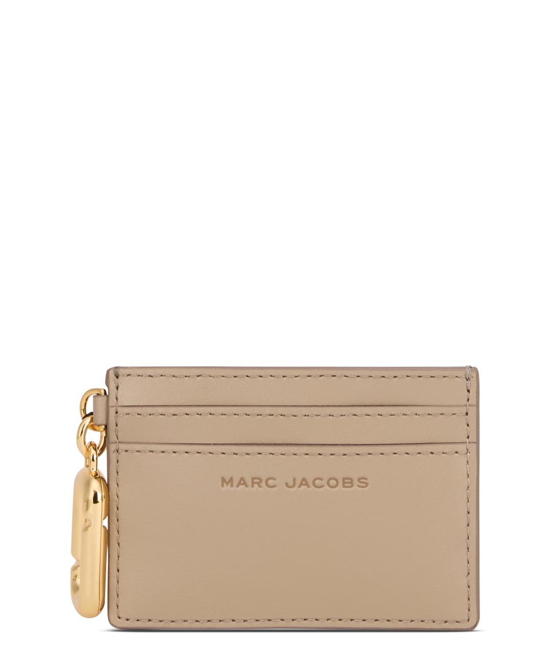 MARC JACOBS Бежевый кожаный кардхолдер, фото 1