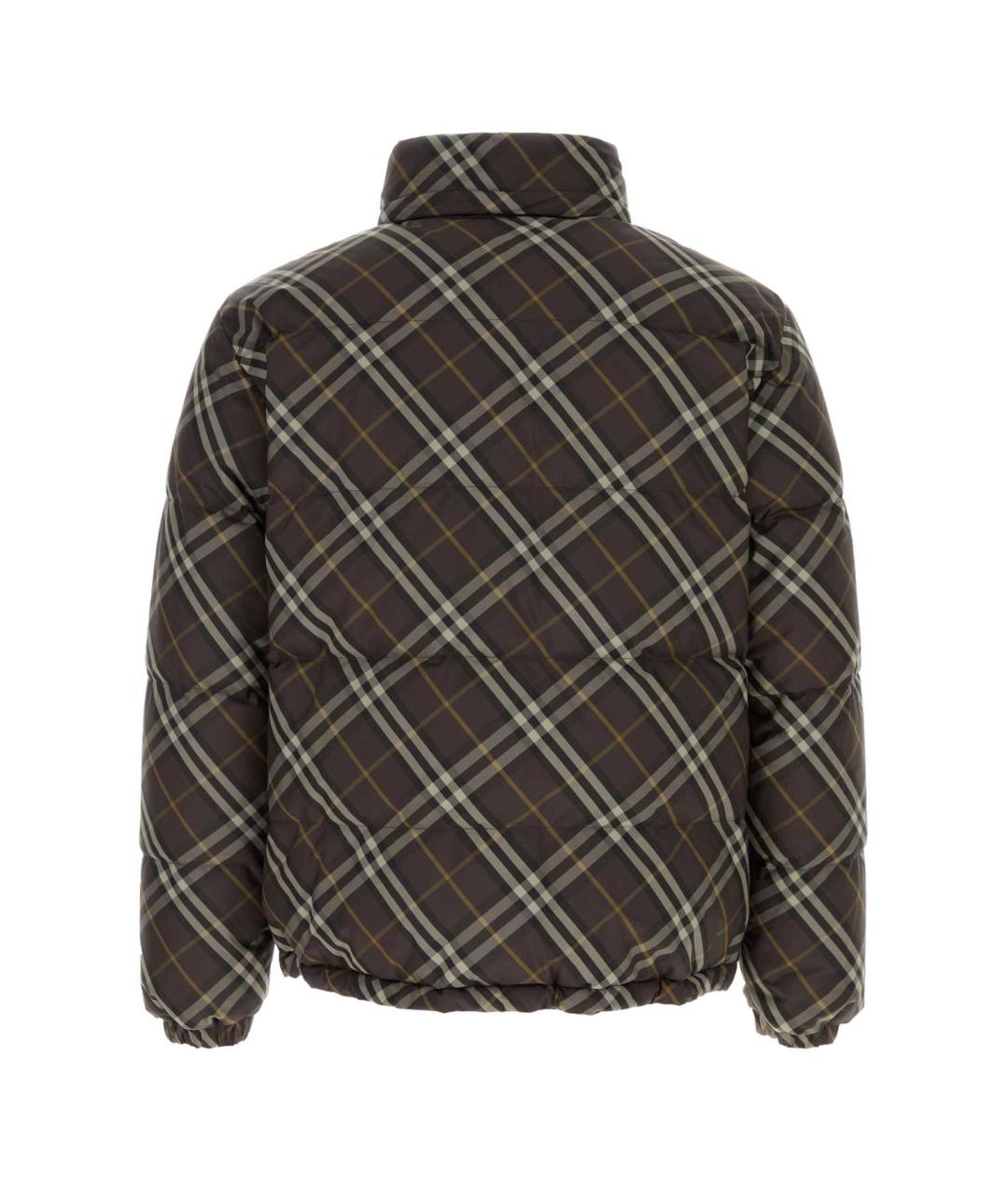 BURBERRY Коричневый полиэстеровый пуховик, фото 2