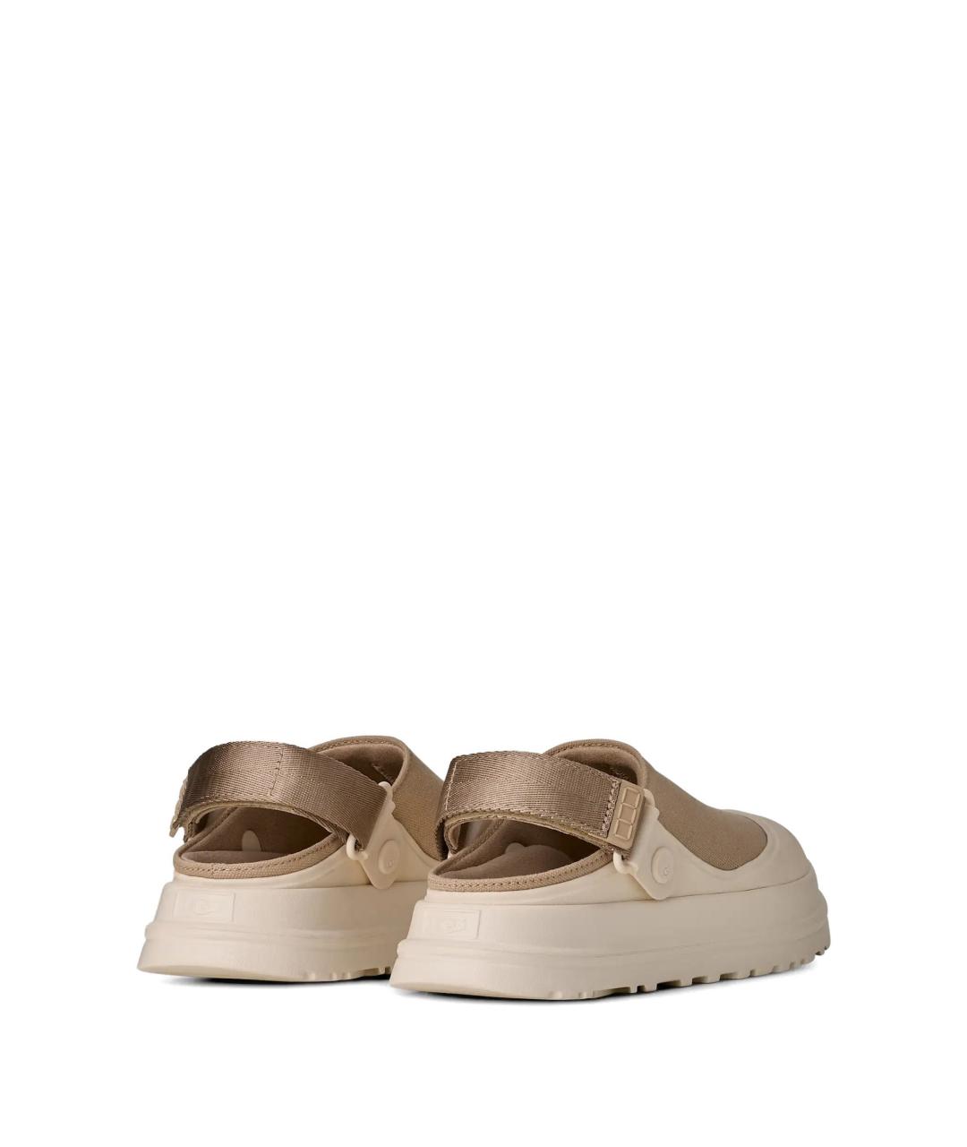 UGG Бежевые текстильные сандалии, фото 5