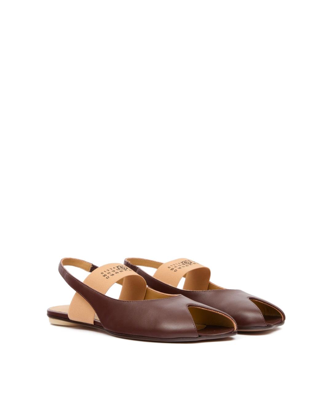 MM6 MAISON MARGIELA Кожаные сандалии, фото 5