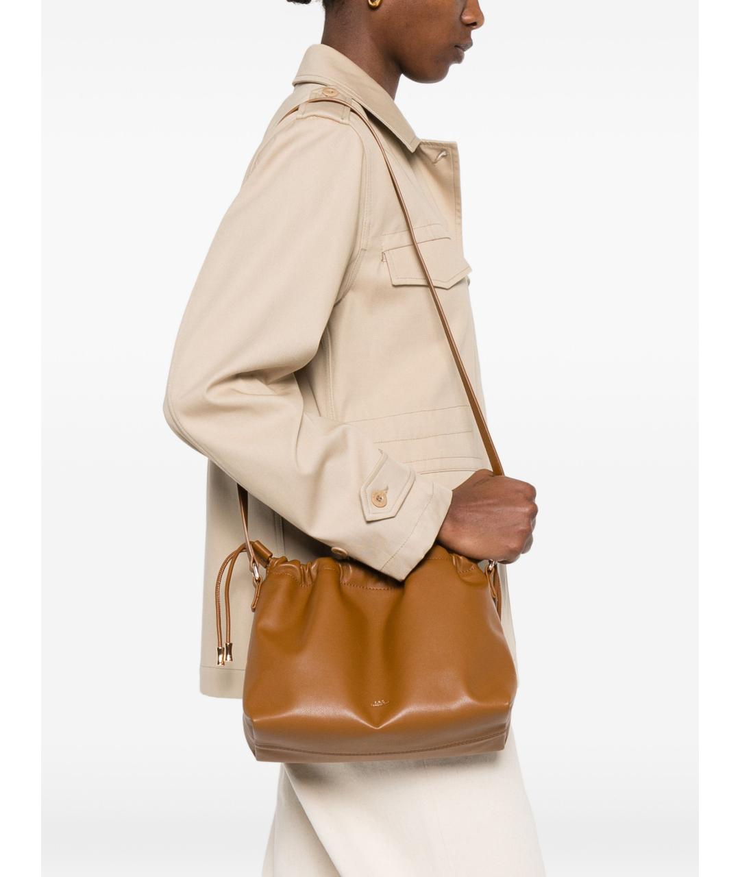 A.P.C. Сумка через плечо из искусственной кожи, фото 4