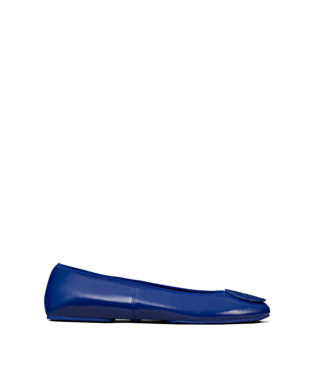 TORY BURCH Синие кожаные балетки, фото 1