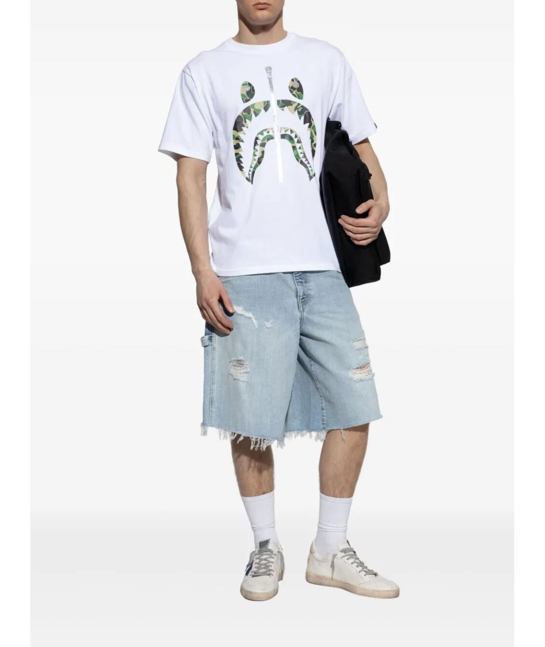 GOLDEN GOOSE Белые кожаные низкие кроссовки / кеды, фото 3