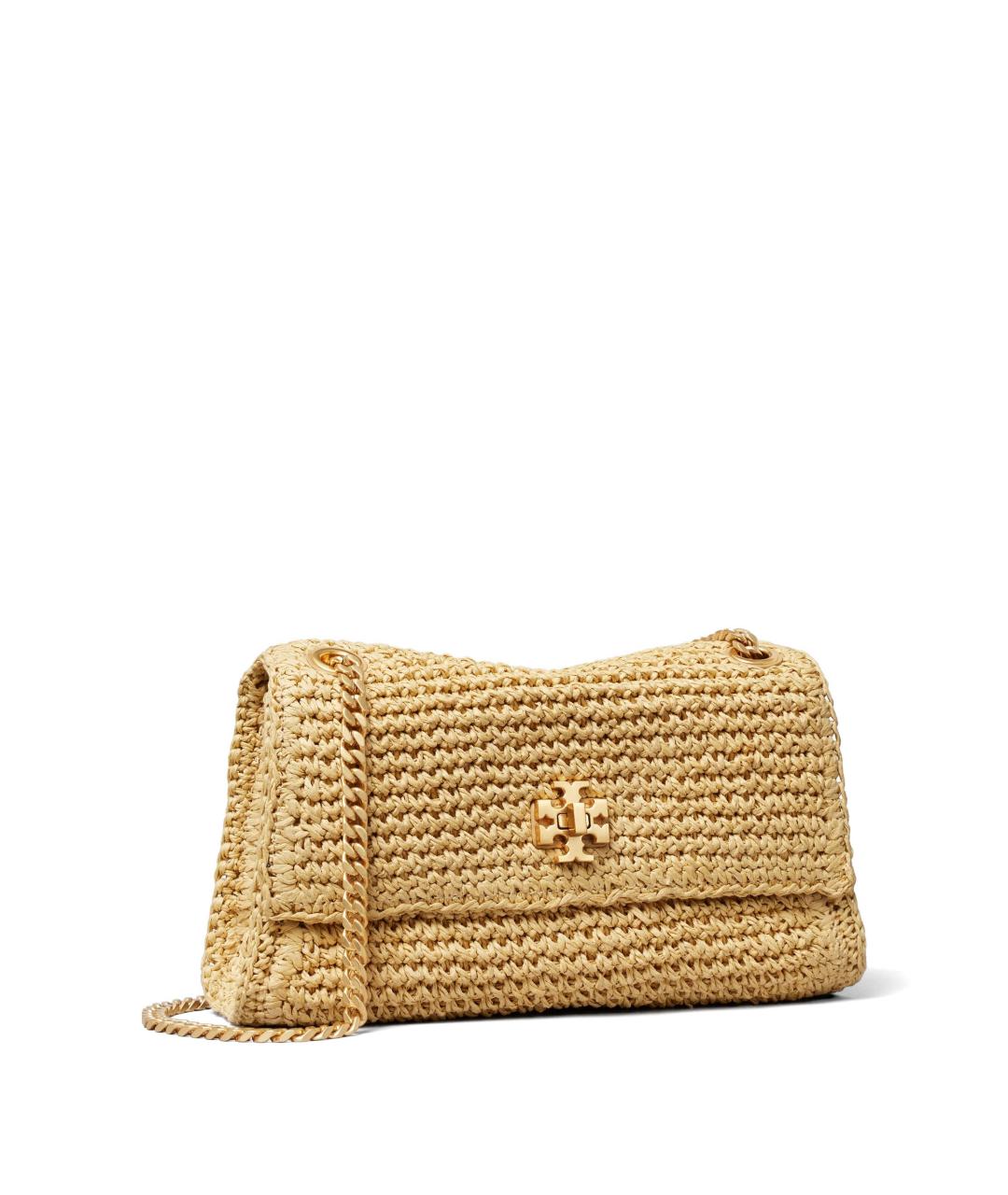 TORY BURCH Бежевая плетеная сумка через плечо, фото 3