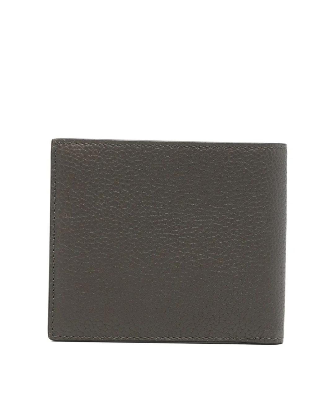 TOM FORD Серый кожаный кошелек, фото 2
