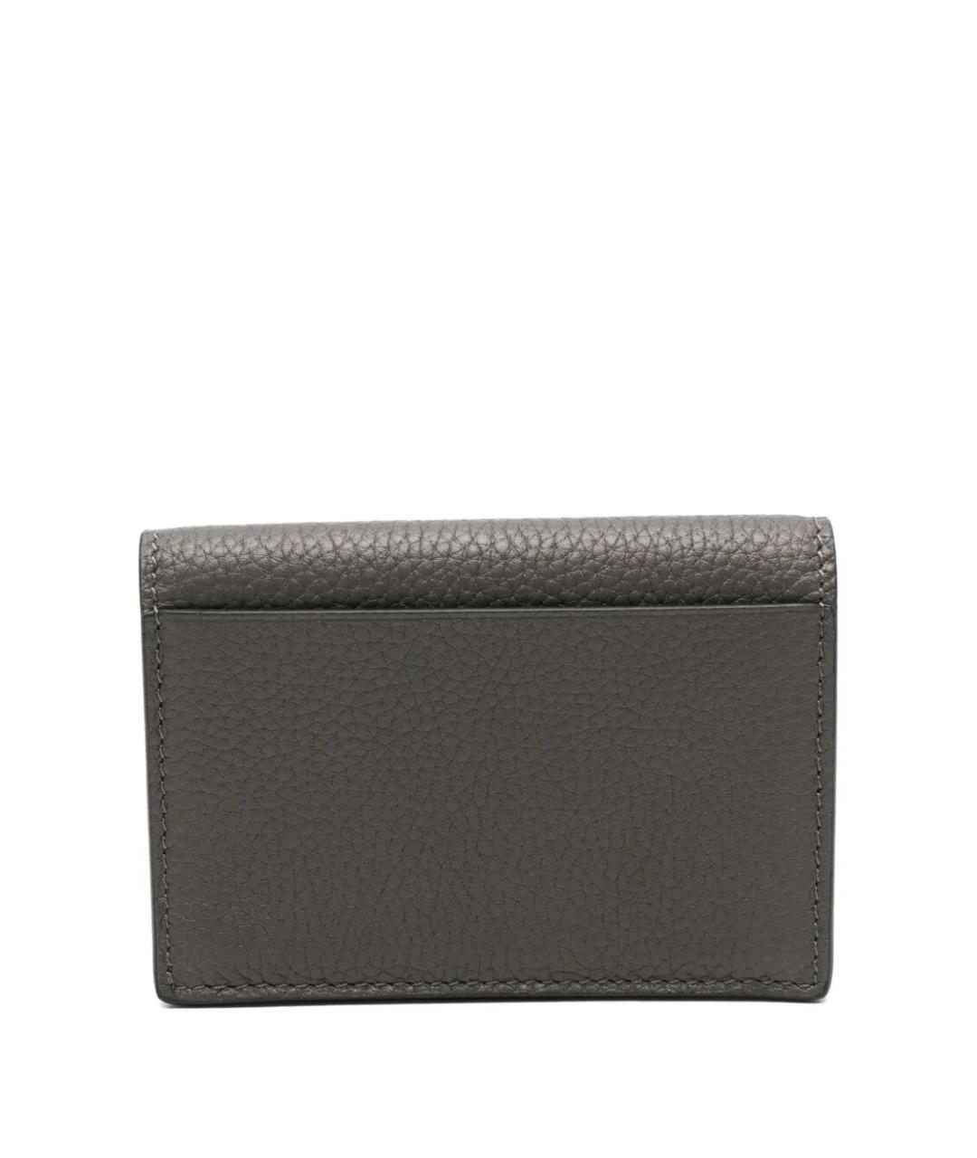 TOM FORD Серый кожаный кошелек, фото 2