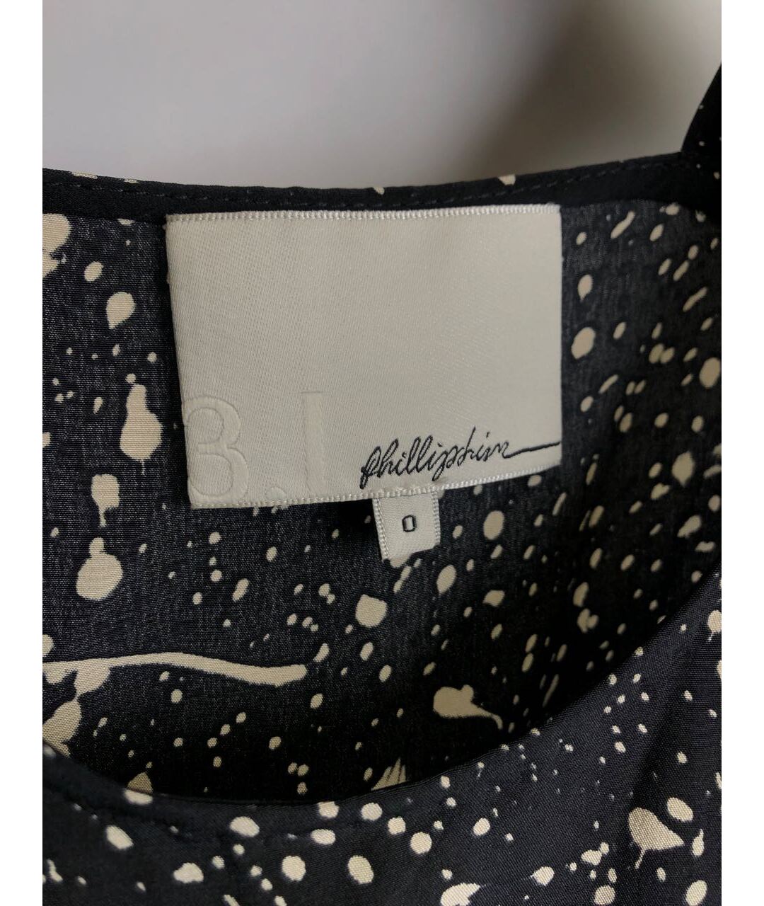 3.1 PHILLIP LIM Черное шелковое повседневное платье, фото 3