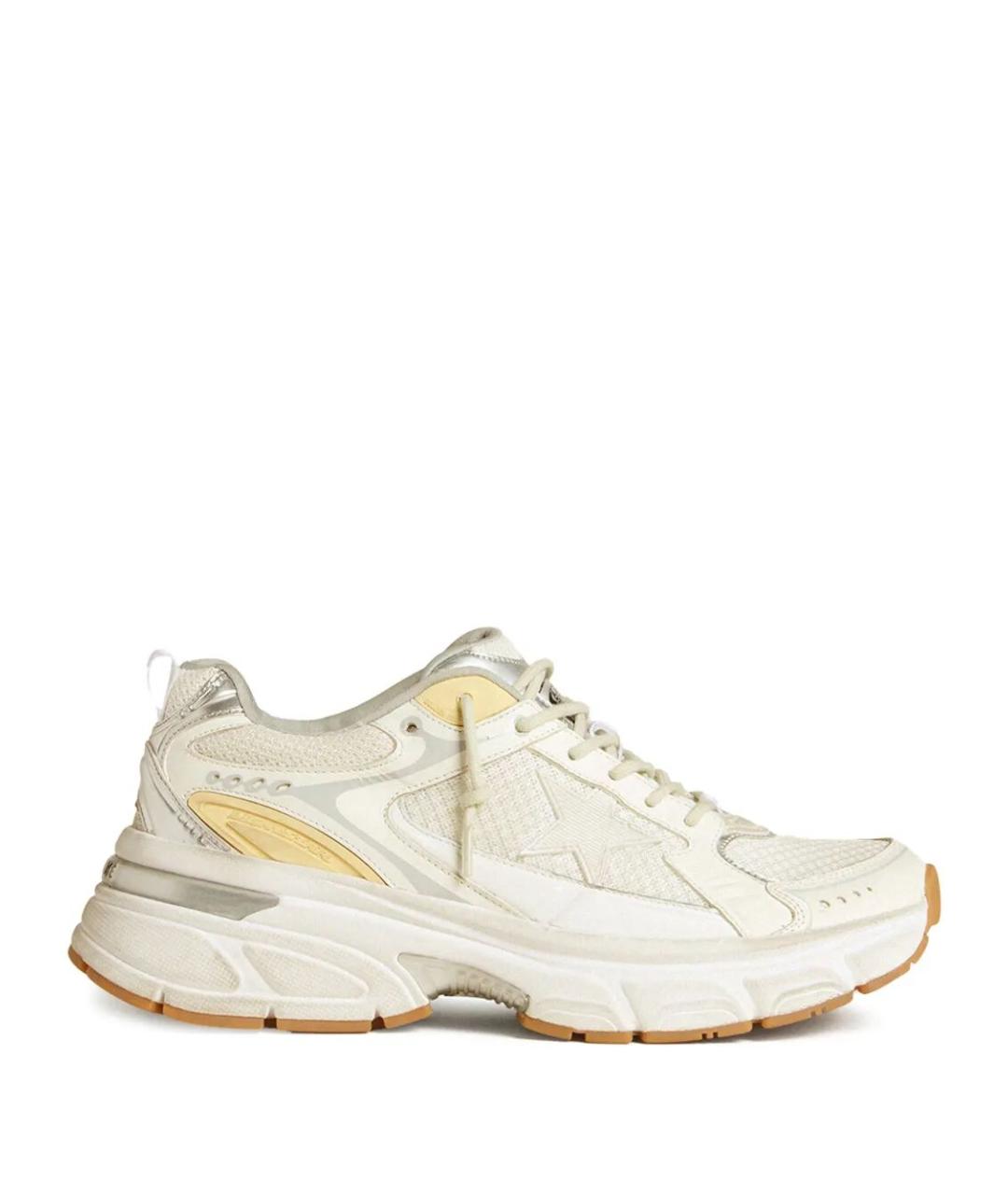 GOLDEN GOOSE Белые синтетические кроссовки, фото 1