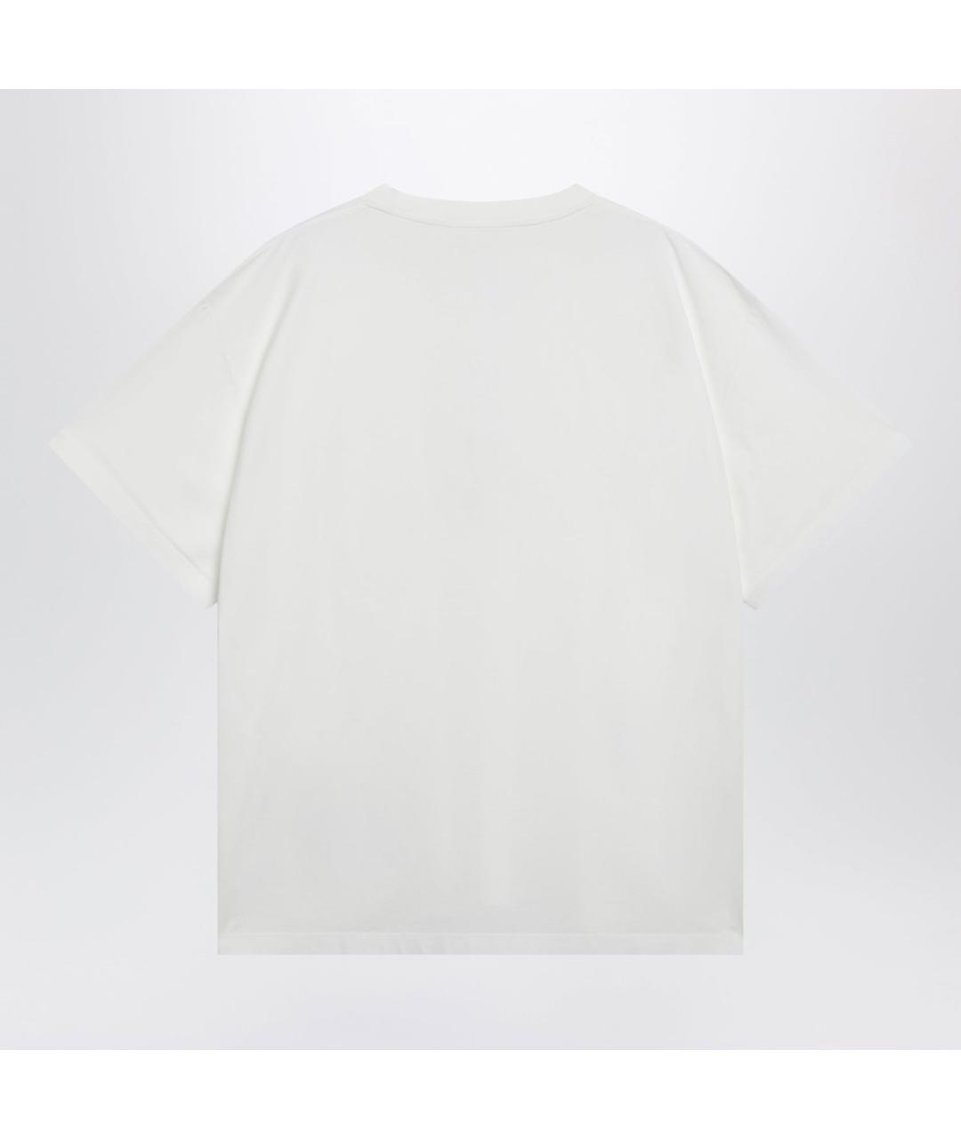 MM6 MAISON MARGIELA Белая хлопковая футболка, фото 2