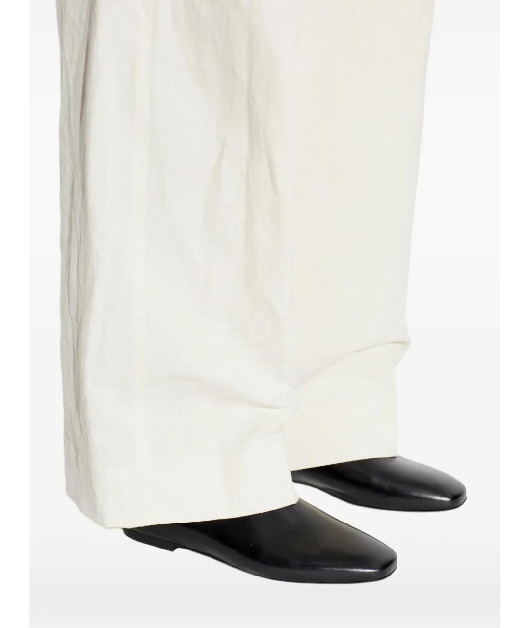 JIL SANDER Черные кожаные балетки, фото 3