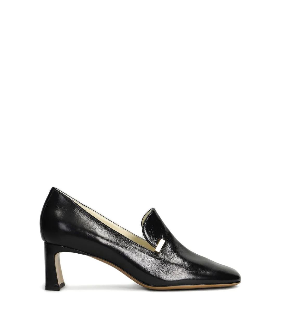 PHOEBE PHILO Черные кожаные лоферы, фото 1