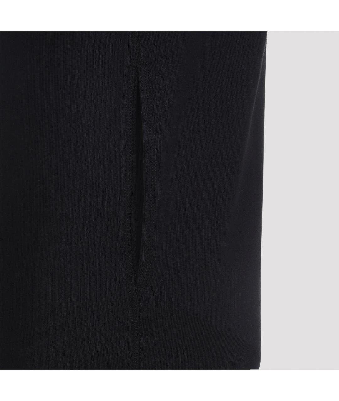PHOEBE PHILO Черная хлопковая футболка, фото 4