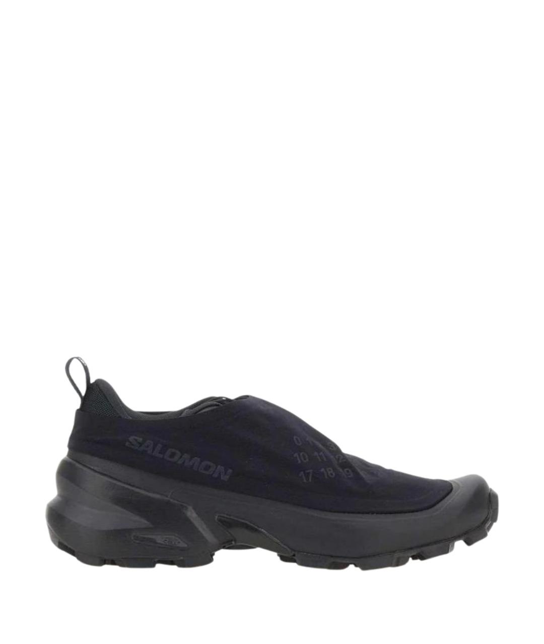 MM6 MAISON MARGIELA Черные синтетические низкие кроссовки / кеды, фото 1