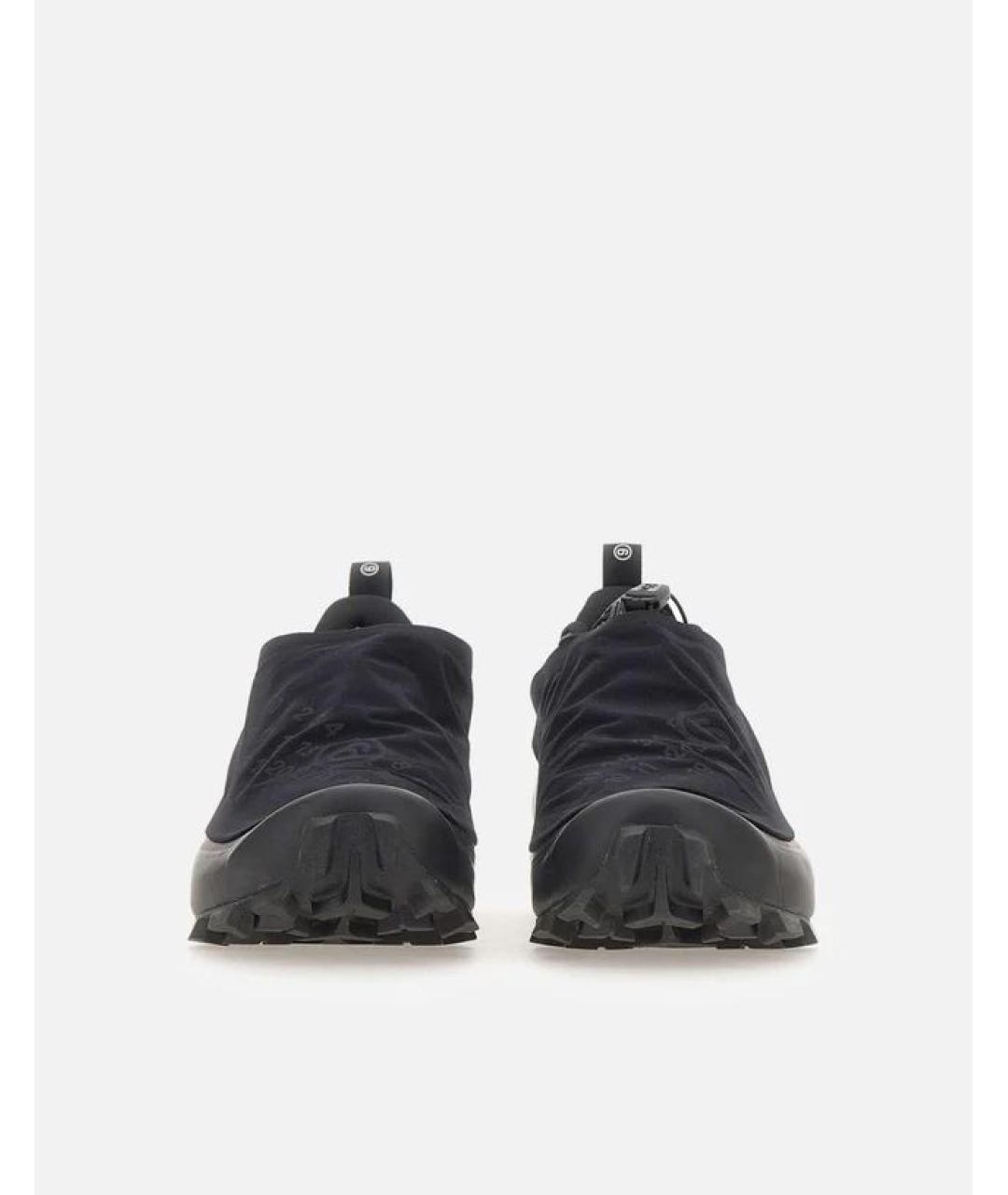 MM6 MAISON MARGIELA Черные синтетические низкие кроссовки / кеды, фото 5