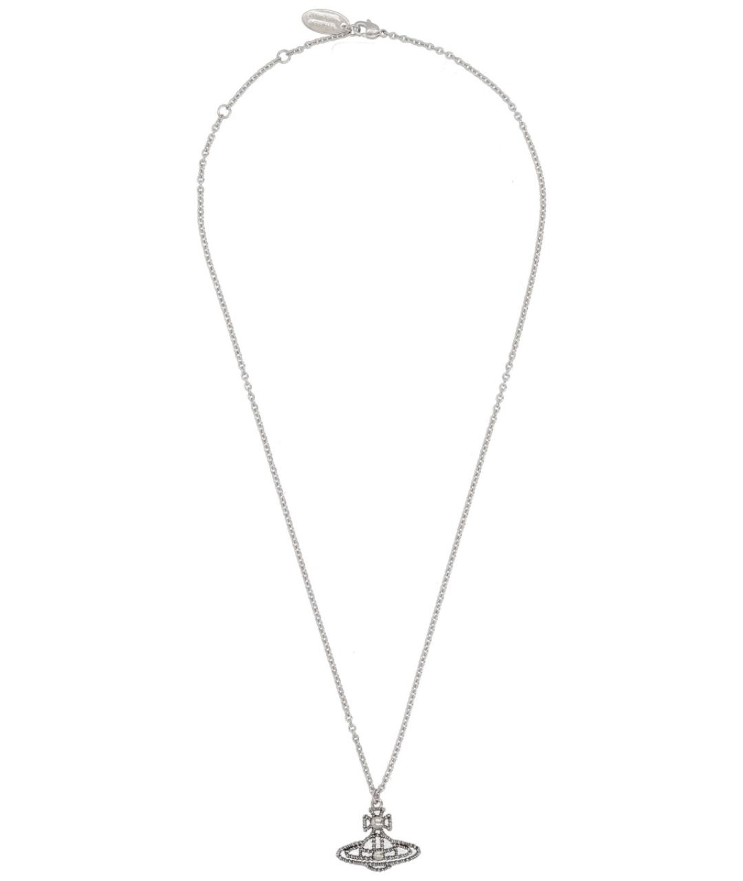 VIVIENNE WESTWOOD Серебряная латунная цепочка, фото 2