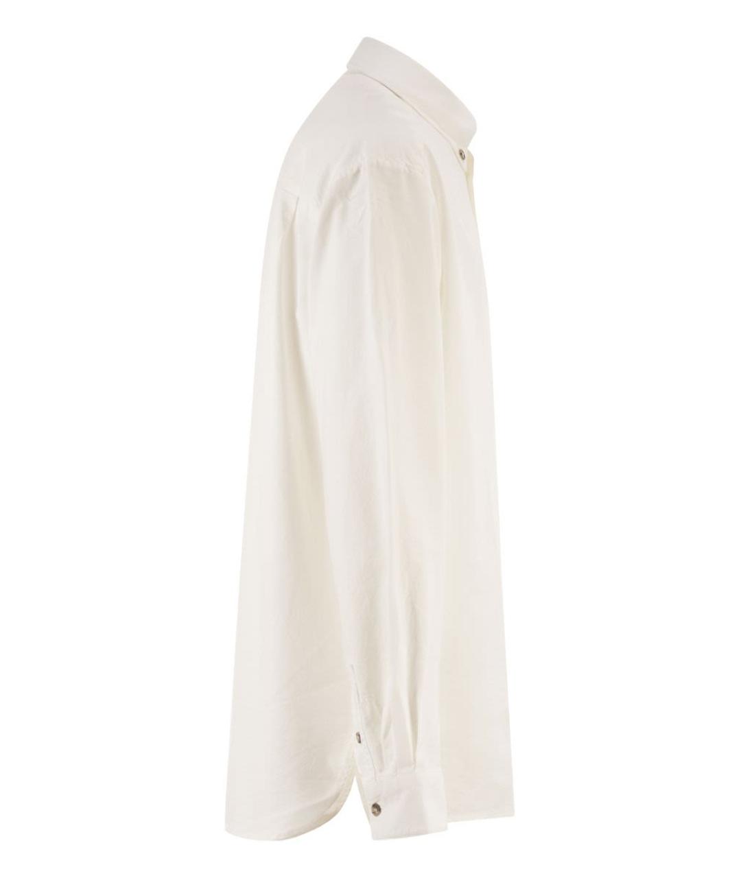 A.P.C. Белая хлопковая кэжуал рубашка, фото 3
