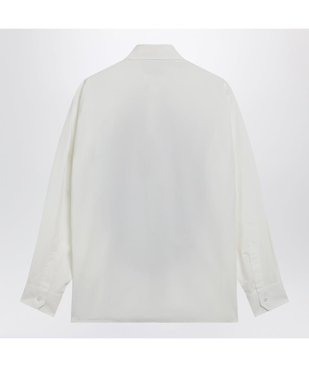 MM6 MAISON MARGIELA Белая хлопковая кэжуал рубашка, фото 2