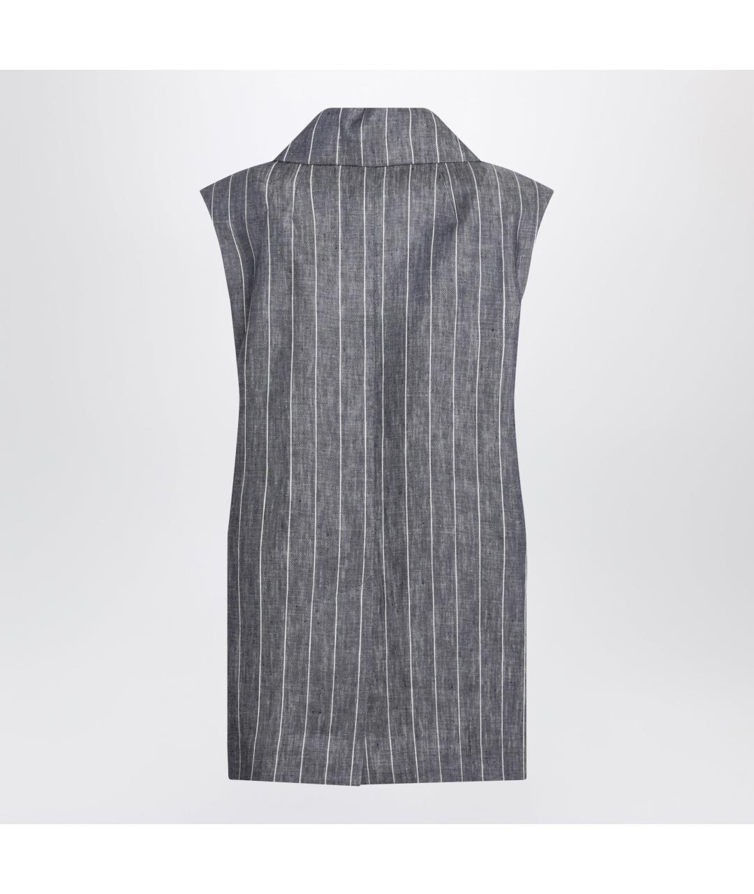 'S MAX MARA Льняной жилет, фото 2