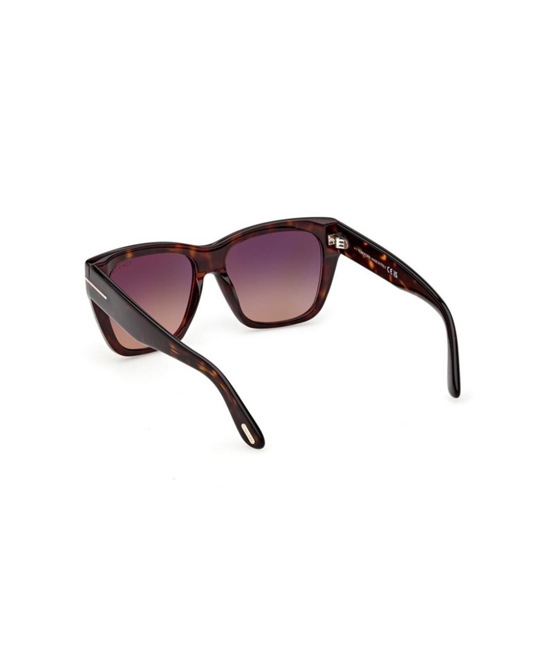 TOM FORD Бордовые солнцезащитные очки, фото 3